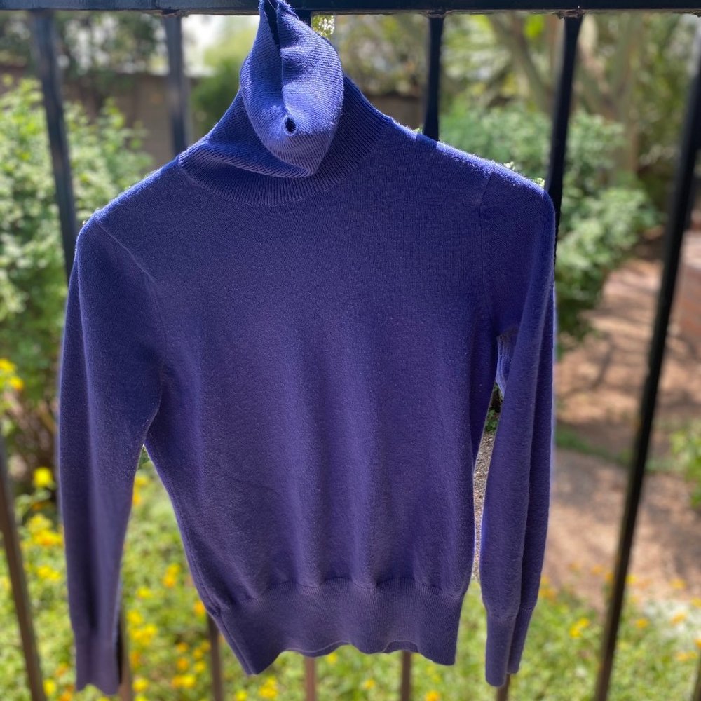 Venus Purple Turtleneck